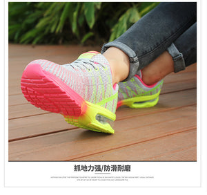 Women sneaker shoes outdoor breathable comfortable couple shoes 2018 lightweight athletic mesh casual women shoes