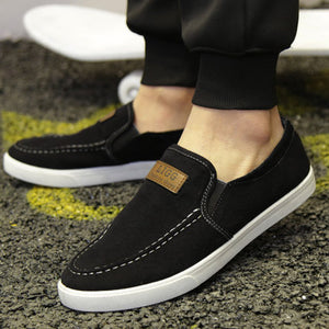 Summer Canvas Shoes Men Sneakers Casual Flats Slip On Loafers Moccasins Male Shoes Adult Denim Breathable Gray zapatos hombre