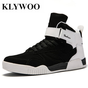 KLYWOO Big Size 39-46 Shoes Men Sneakers Justin Bieber Men Boots SuperStar Hip Hop Shoes Men High Top Shoes Men Casual Shoes