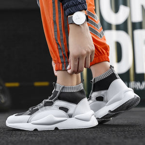Mens Autumn & Winter Sneakers High Top Brand Shoes Casual Shoes Men Casual Men Shoe Fashion Products Mens Shoes Casual Zapatos
