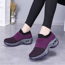 Load image into Gallery viewer, Women sneakers 2019 new breathable mesh woman shoes convenient slip-on air cushion casual ladies shoes woman tenis feminino