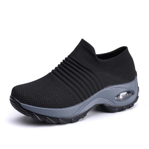 Women sneakers 2019 new breathable mesh woman shoes convenient slip-on air cushion casual ladies shoes woman tenis feminino