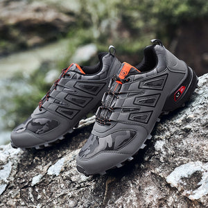 Men's Outdoor Casual Shoes Trend  Fashion Shoes Brand High Quality And Comfortable Flats Shoes Non-Slip Lace-up Walking Shoes