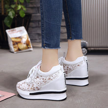 Load image into Gallery viewer, Hot Sales 2019 Summer New Lace Breathable Sneakers Women Shoes Comfortable Casual Woman Platform Wedge Shoes hjm89