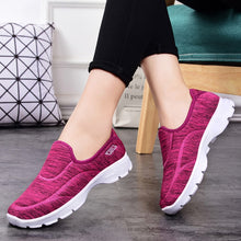 Load image into Gallery viewer, women casual shoes slips ladies fancy shoes women&#39;s macines comfortable breathable walking sneaker zapatillas mujer B11A
